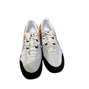 Asics Tiger Gel Lyte White‎ Black Orange H80NK-0190 Men's Size 8